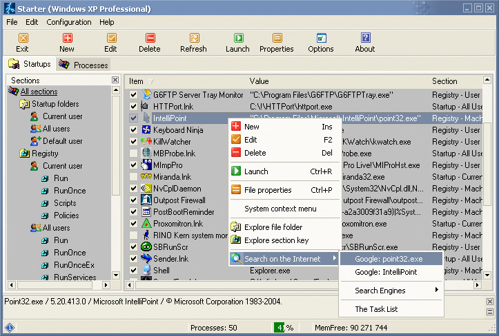 Starter Screenshot